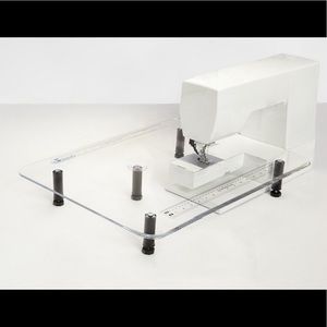 Clear Extension table 4 free arm sewing mach.